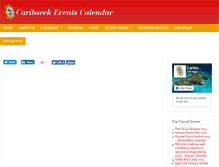 Tablet Screenshot of eventscalendar.caribseek.com